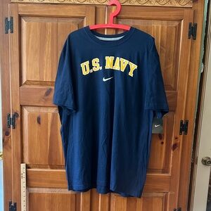 NWT Nike Navy Blue U.S. Navy Men's Tee XXL